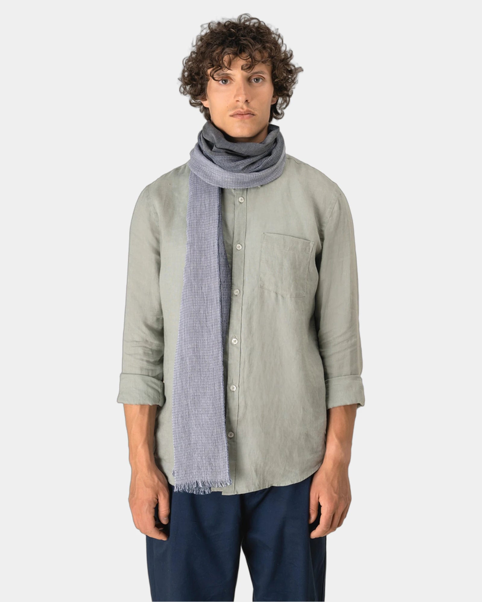 Chèche twill coton réversible à personnaliser - 1