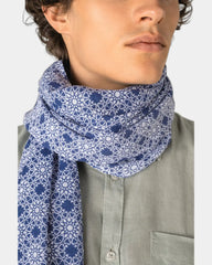 Chèche coton motifs floraux à personnaliser - 2