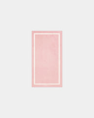 Serviette de plage coton longues fibres 90x170 à personnaliser - Rose Nymphe
