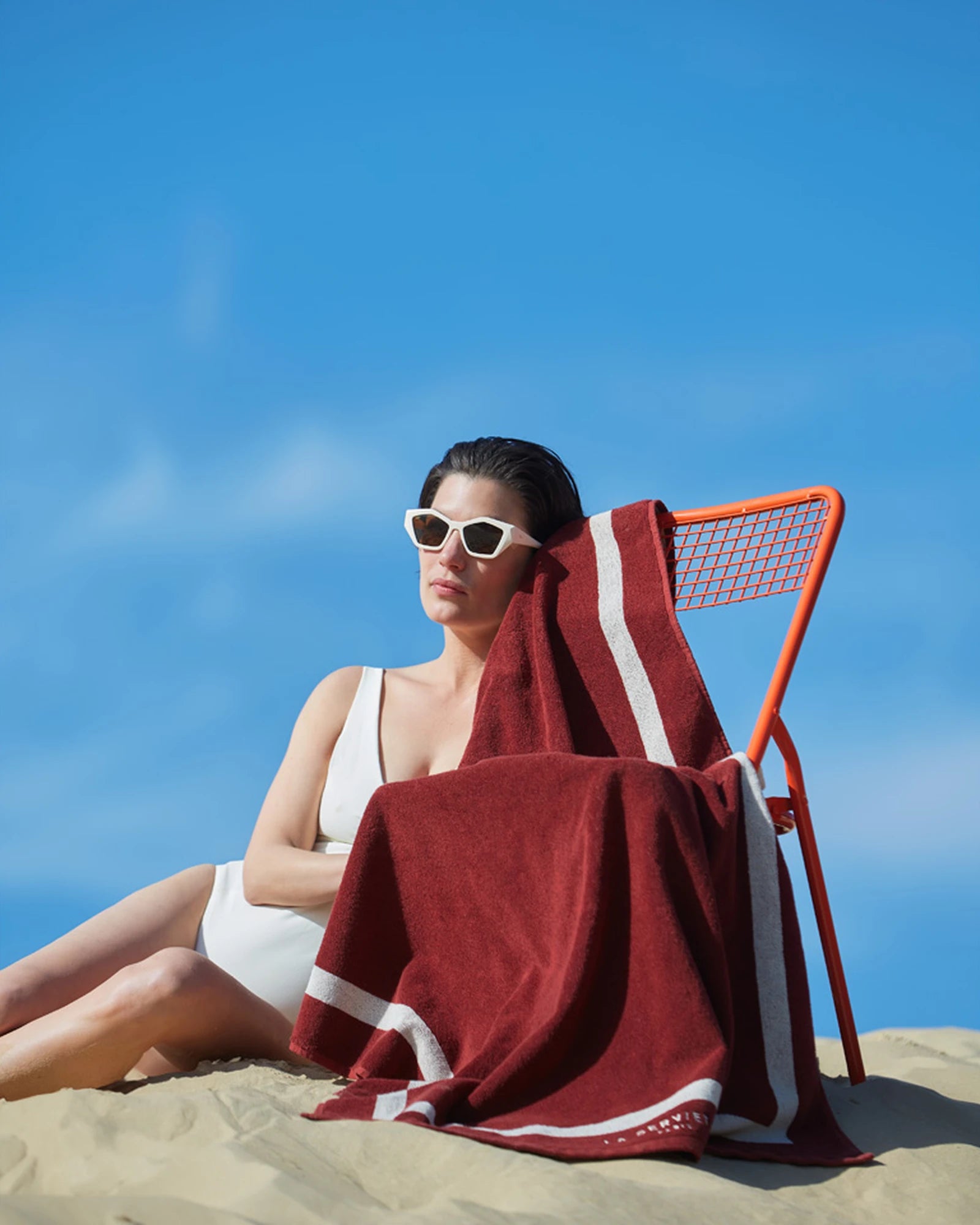 Serviette de plage coton longues fibres 90x170 à personnaliser - 18