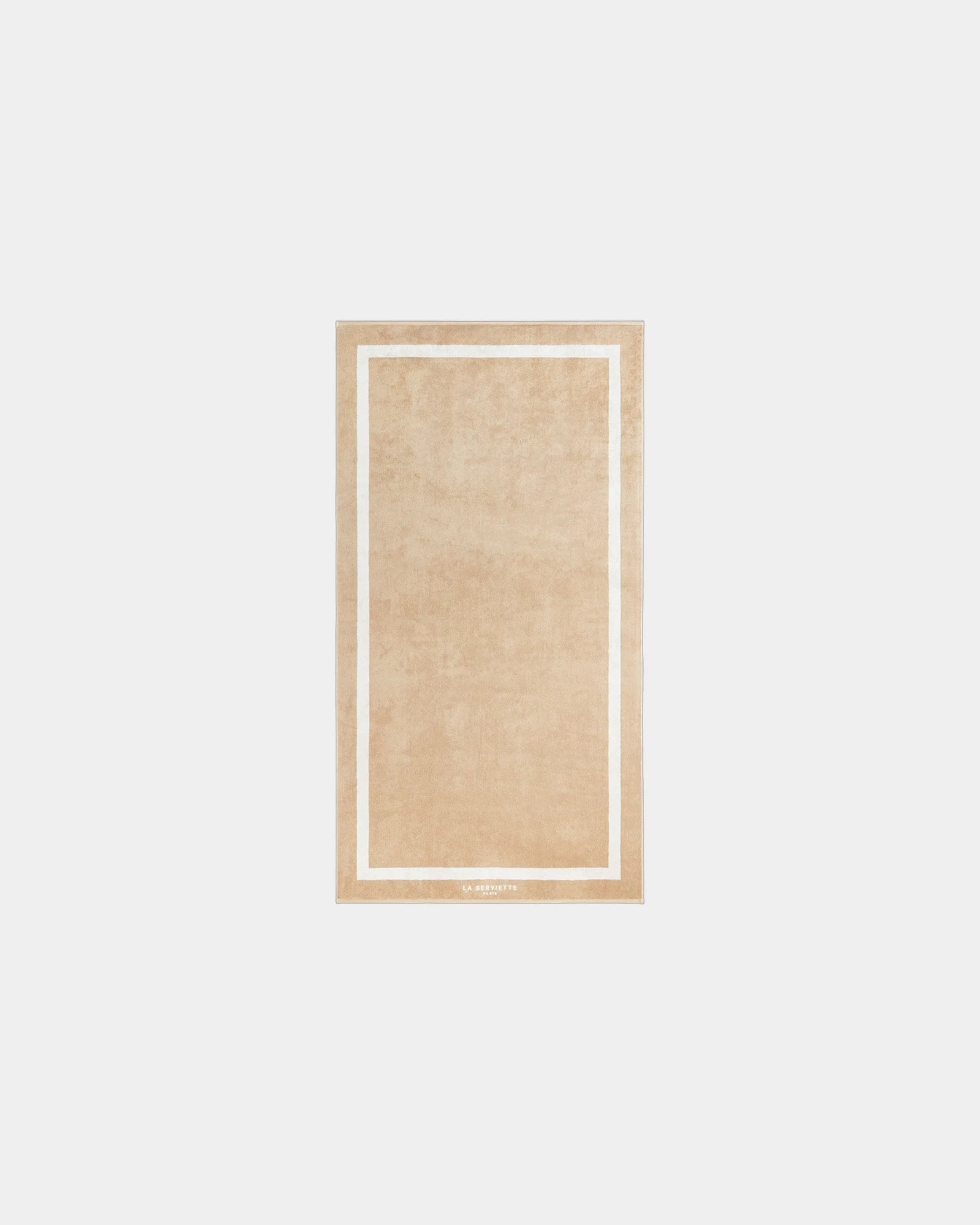 Serviette de plage coton longues fibres 90x170 à personnaliser - Sable