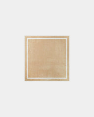 Serviette de plage XXL coton longues fibres La Serviette Paris à personnaliser - Sable / Crème
