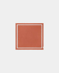 Serviette de plage XXL coton longues fibres La Serviette Paris à personnaliser - Rouille / Crème