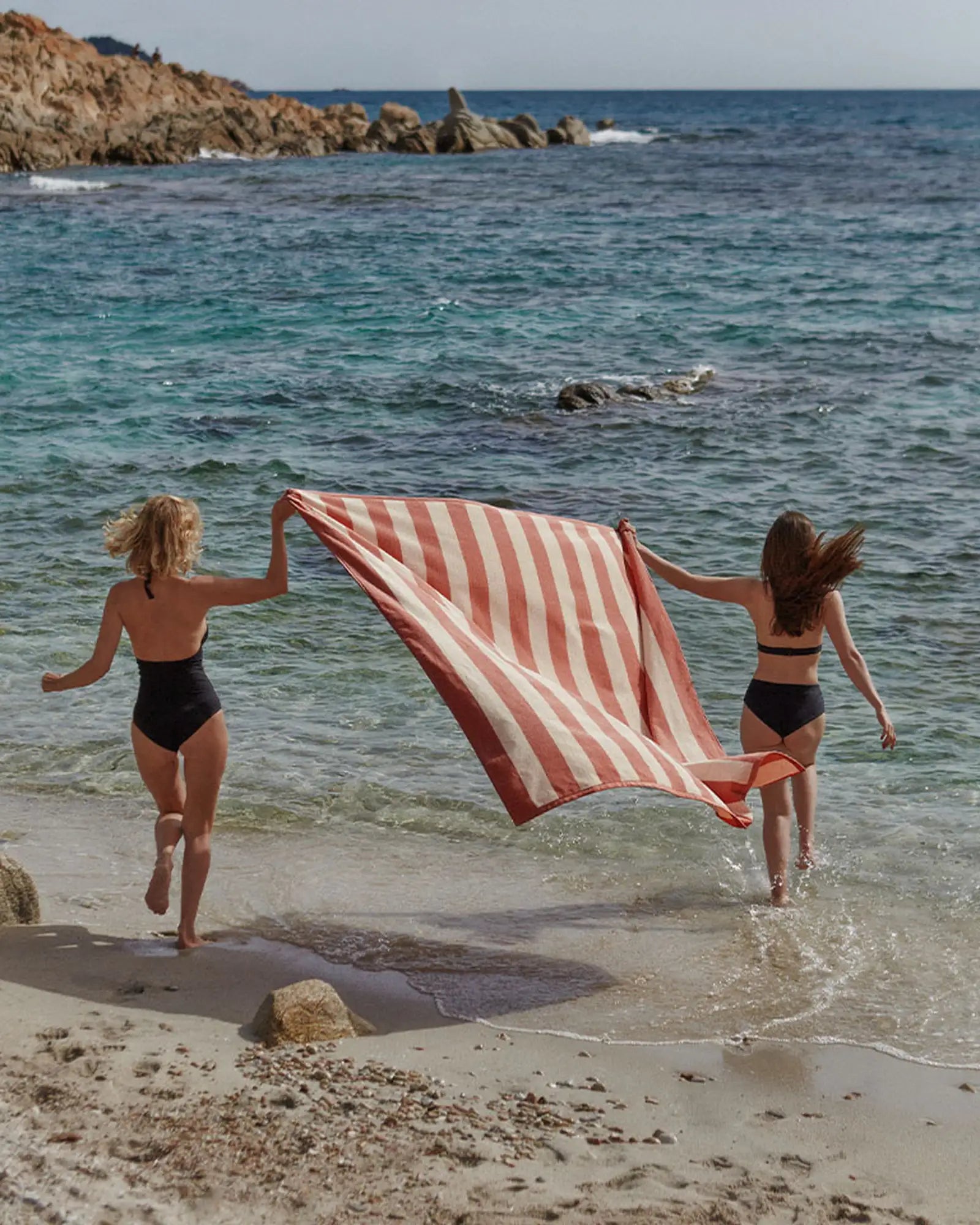 Serviette de plage XXL 170x170 Rayures Riviera à personnaliser - 7