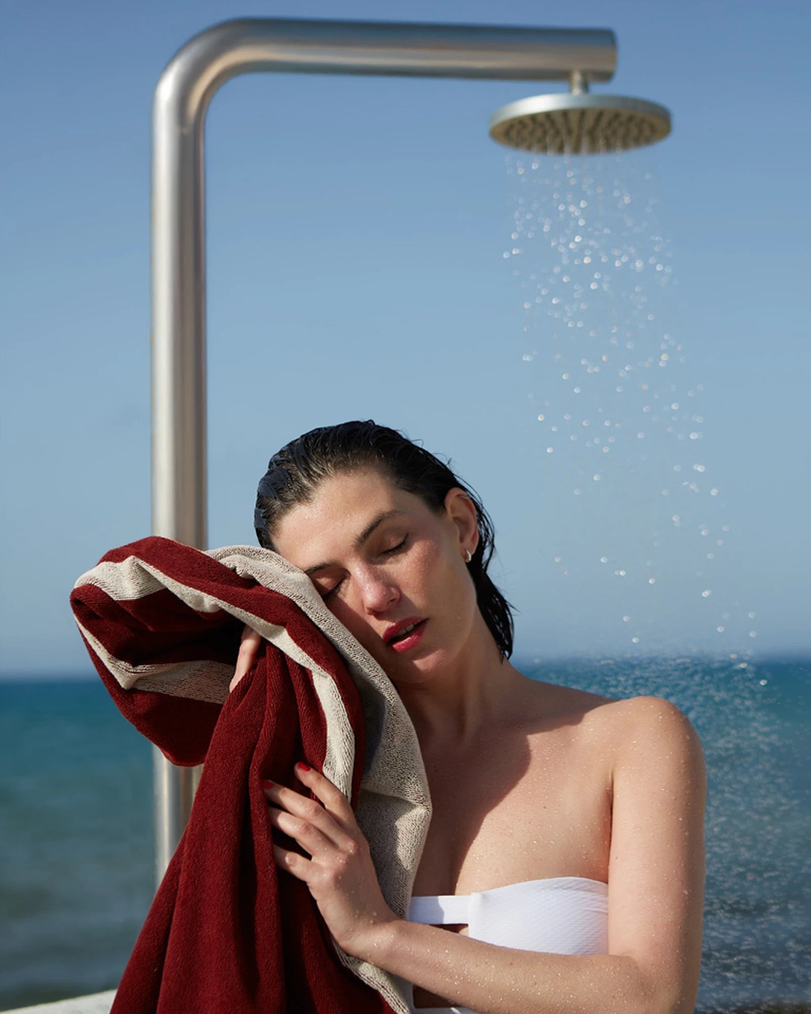 Serviette de plage 90x200 coton longues fibres à personnaliser - 15