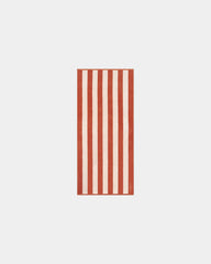 Serviette de plage éponge 90x200 La Serviette Paris à personnaliser - Rouille / Crème
