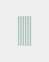 Serviette de plage éponge 90x200 La Serviette Paris à personnaliser - Vert D'Eau / Crème