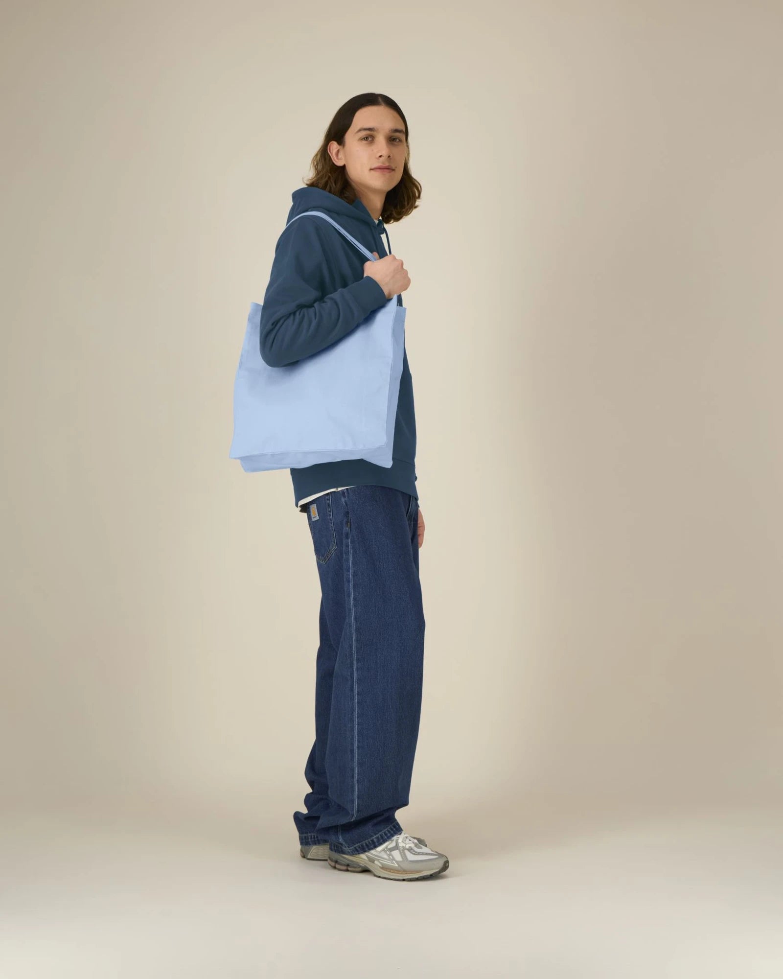 Tote bag recyclé Stanley/Stella Mid à personnaliser - Blue Soul