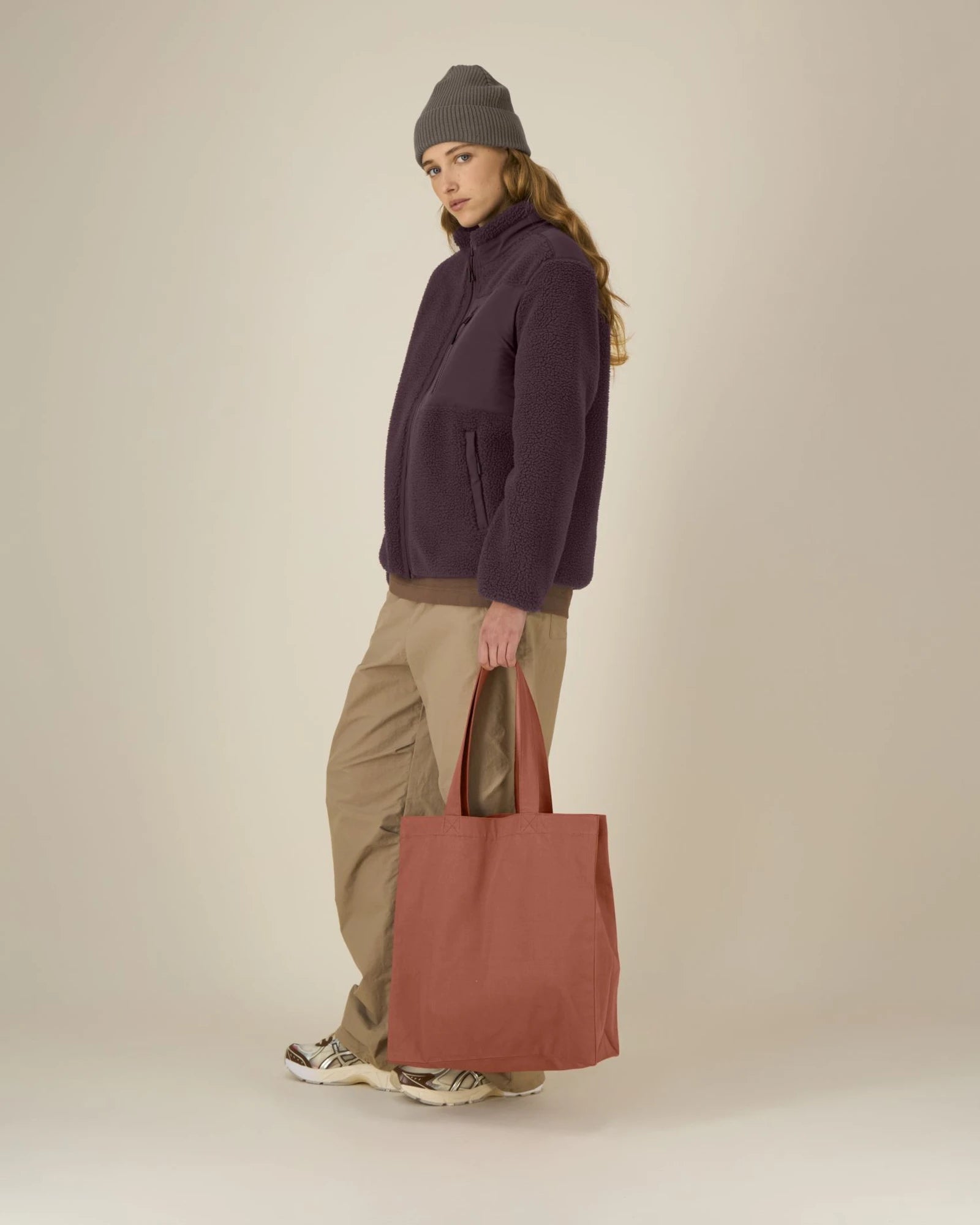 Tote bag recyclé Stanley/Stella Mid à personnaliser - Heritage Brown