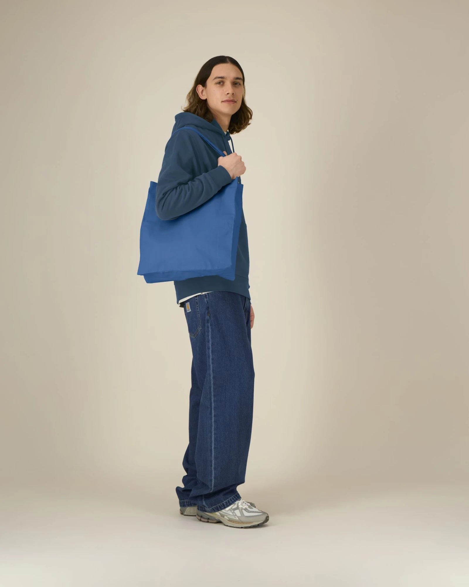 Tote bag recyclé Stanley/Stella Mid à personnaliser - Mindful Blue