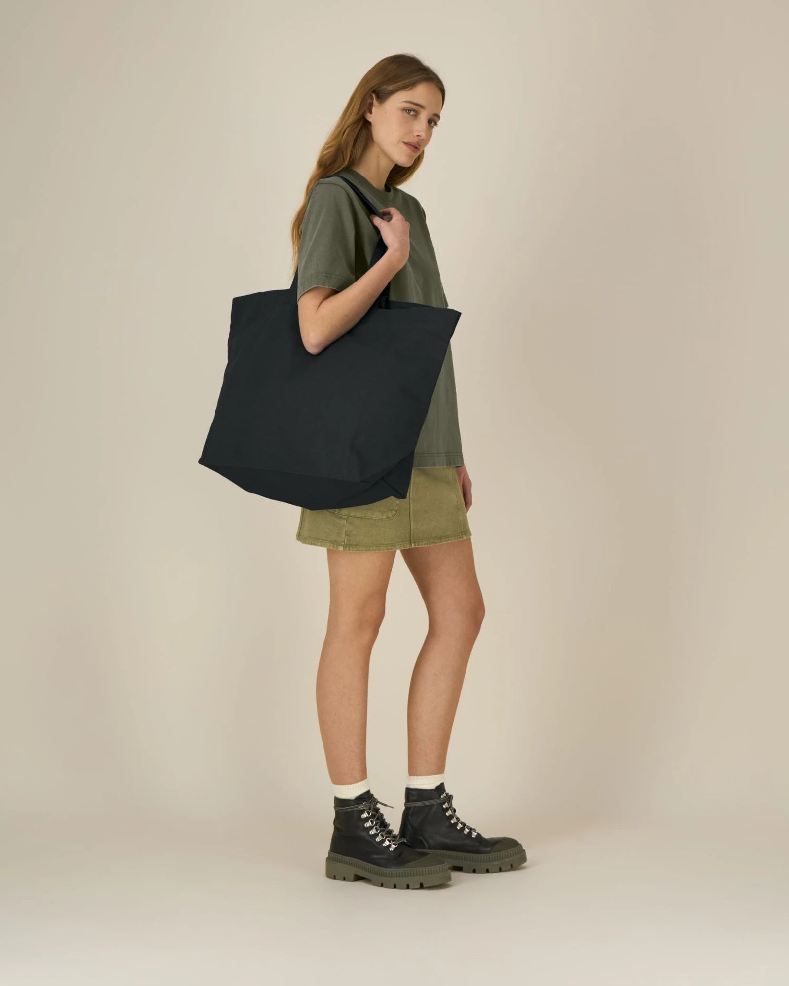Shopping Bag 2.0 coton recyclé Stanley/Stella à personnaliser - Black
