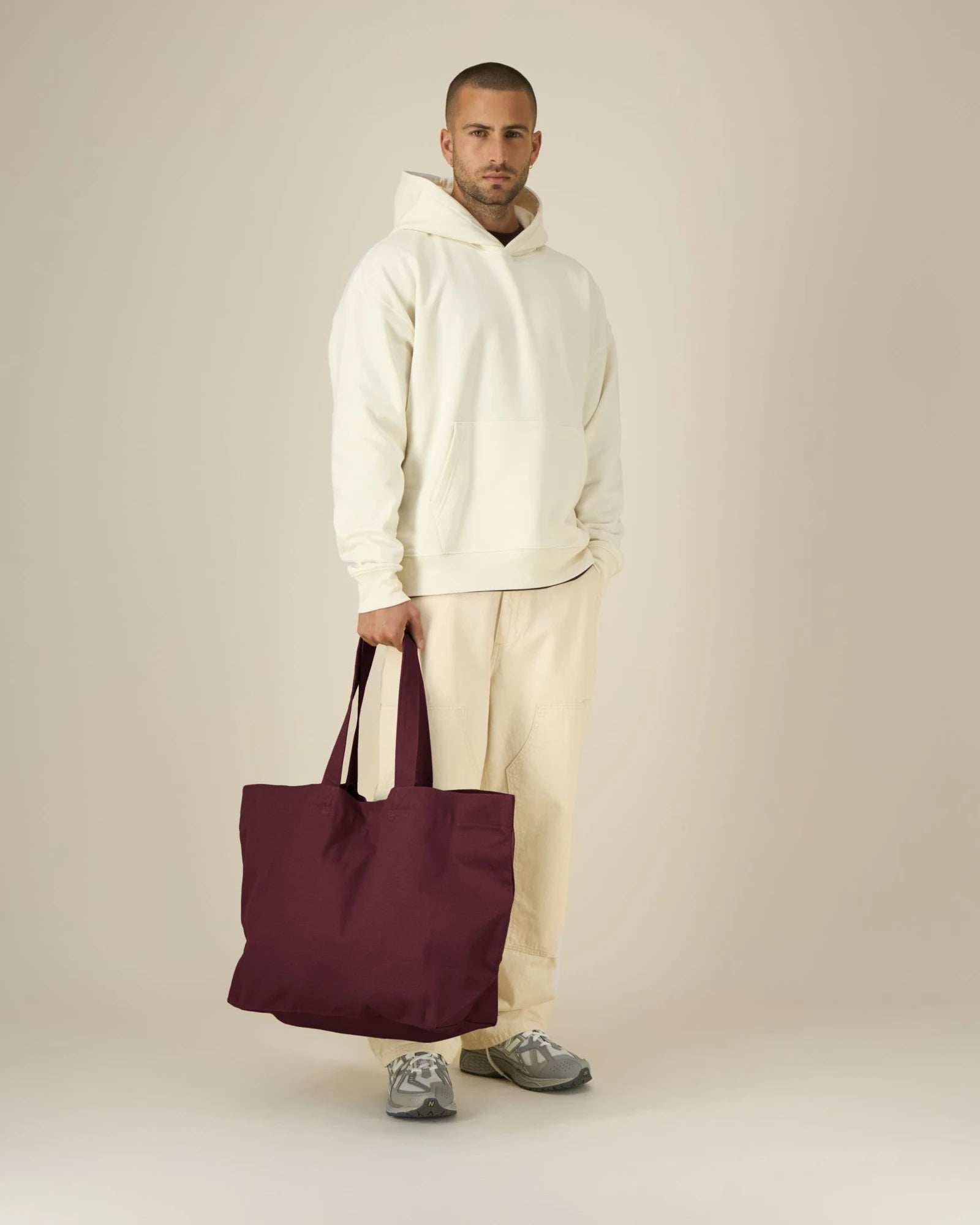 Shopping Bag 2.0 coton recyclé Stanley/Stella à personnaliser - Burgundy
