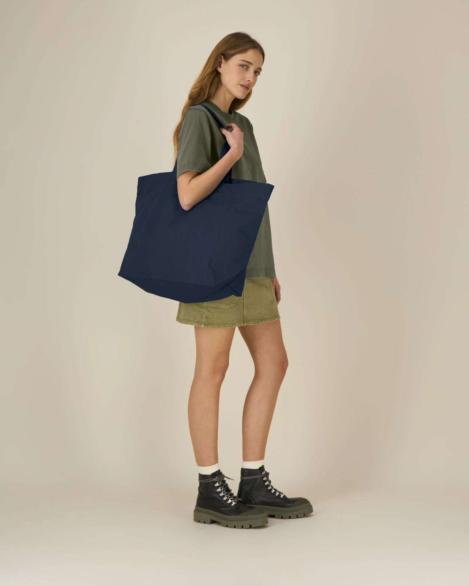 Shopping Bag 2.0 coton recyclé Stanley/Stella à personnaliser - French Navy