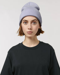 Bonnet côtelé Stanley/Stella Rib Beanie à personnaliser - Lavender