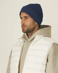 Bonnet côtelé Stanley/Stella Rib Beanie à personnaliser - French Navy