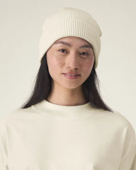 Bonnet côtelé Stanley/Stella Rib Beanie à personnaliser - Natural