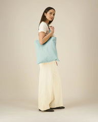 Tote bag coton bio Stanley/Stella Light à personnaliser - Caribbean Blue