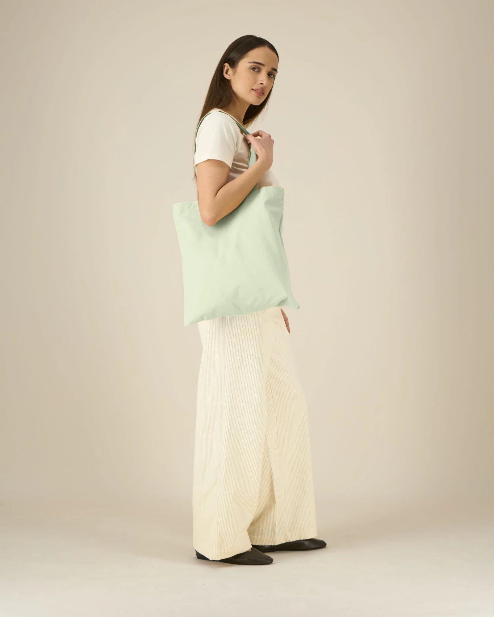 Tote bag coton bio Stanley/Stella Light à personnaliser - Stem Green