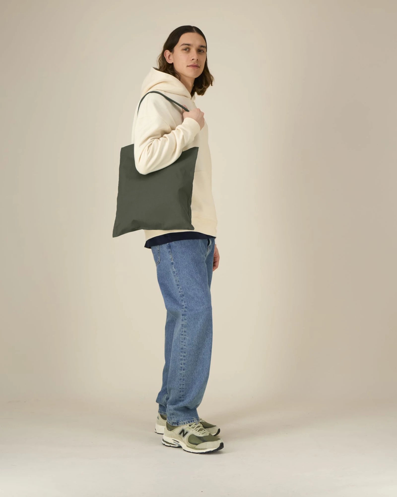 Tote bag coton bio Stanley/Stella Light à personnaliser - Khaki