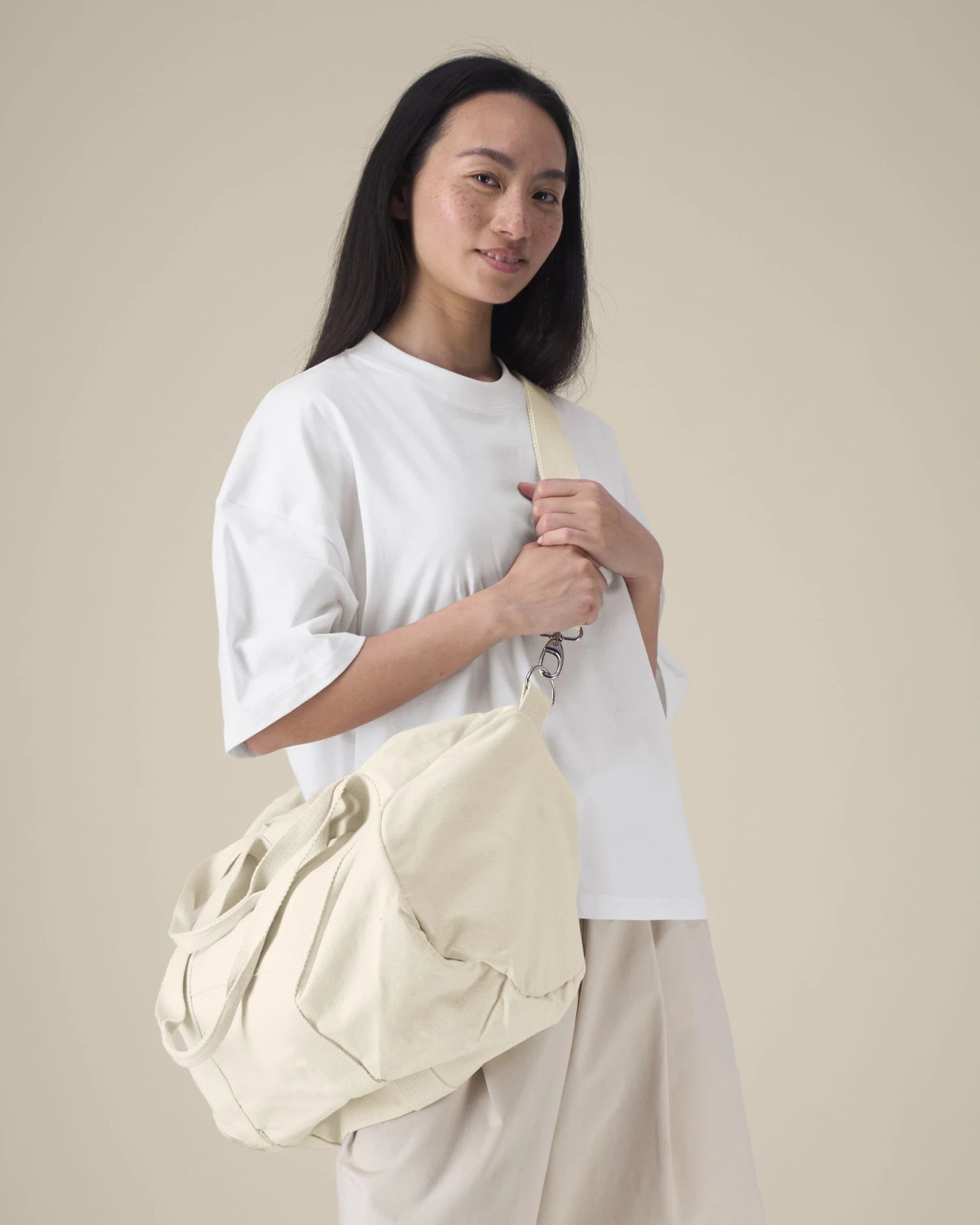 Sac Duffle en toile recyclée Stanley/Stella à personnaliser - 3