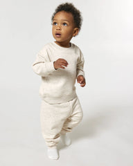Pantalon de jogging bébé coton bio Stanley/Stella à personnaliser - Eco Heather