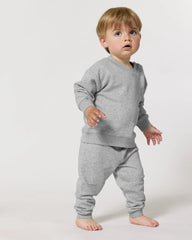 Pantalon de jogging bébé coton bio Stanley/Stella à personnaliser - Heather Grey