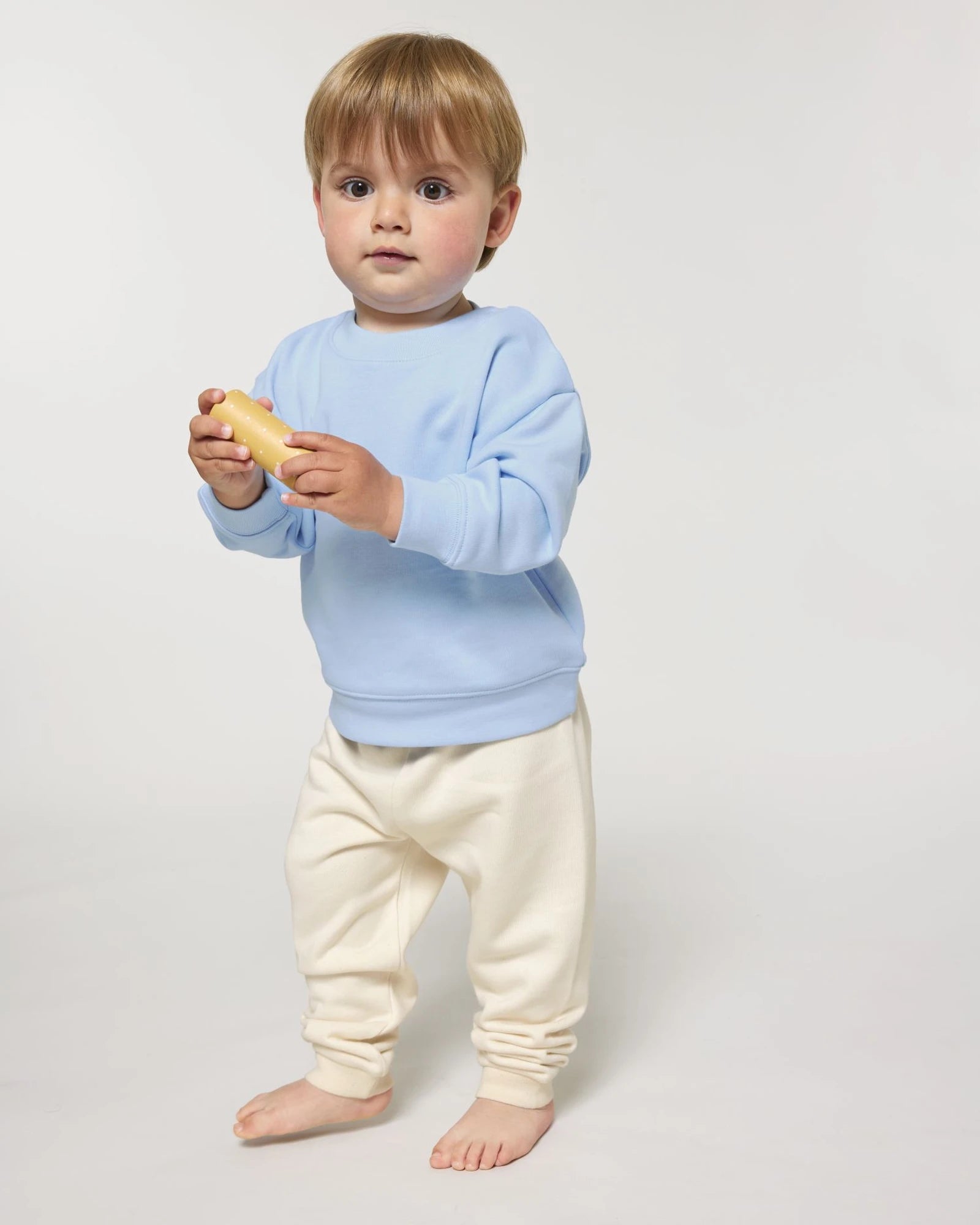 Pantalon de jogging bébé coton bio Stanley/Stella à personnaliser - Natural Raw