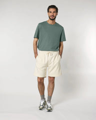 Short de jogging unisexe coton bio Stanley/Stella Trainer à personnaliser - Natural Raw