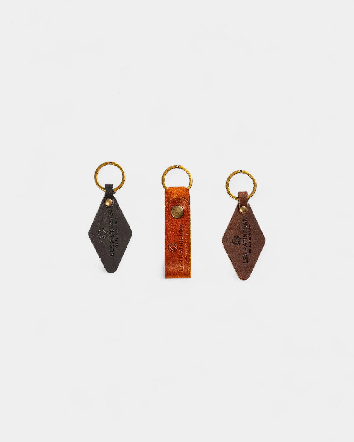 Porte-clés en cuir à personnaliser - 1