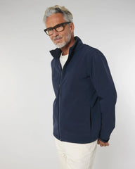 Veste softshell homme Stanley/Stella Navigator à personnaliser - French Navy