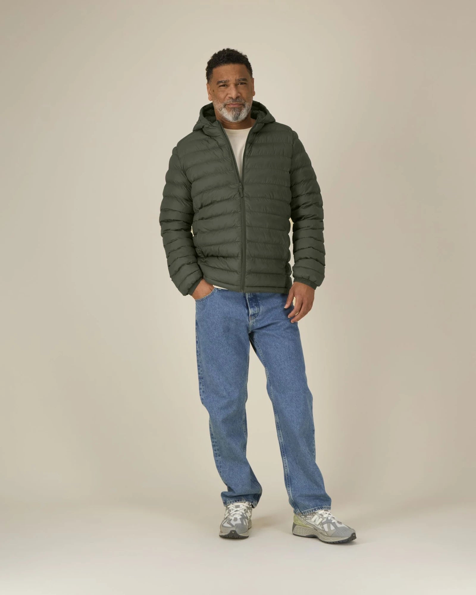 Veste légère matelassée 100% nylon recyclé Stanley - Khaki