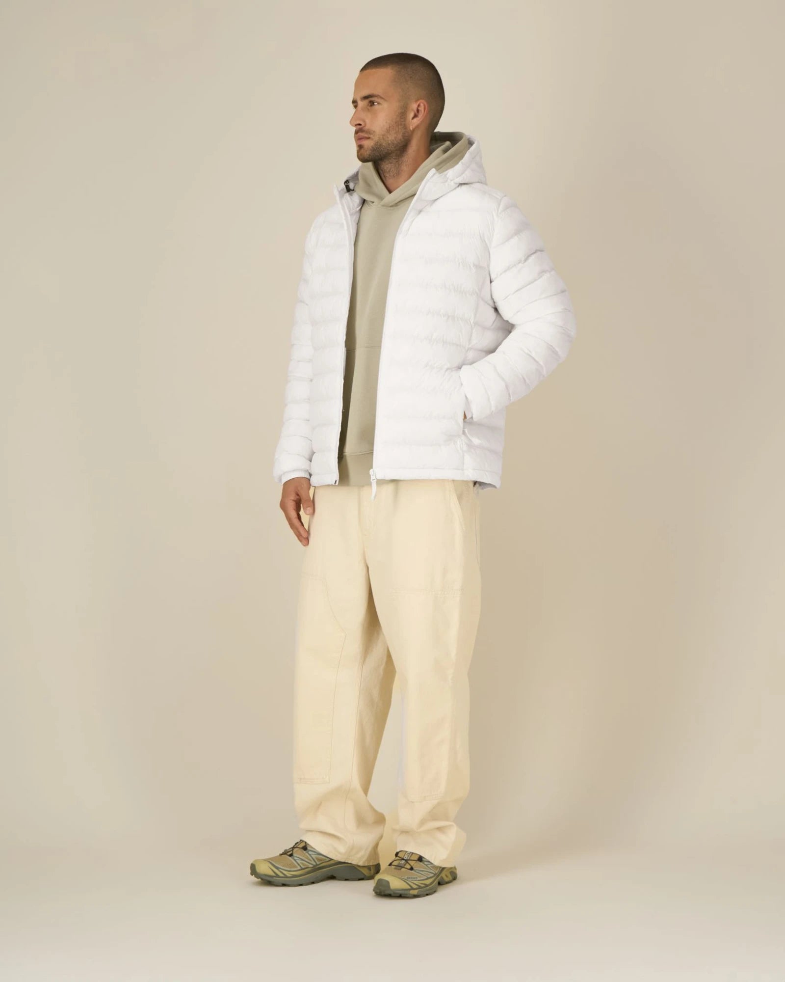 Veste légère matelassée 100% nylon recyclé Stanley - Off White