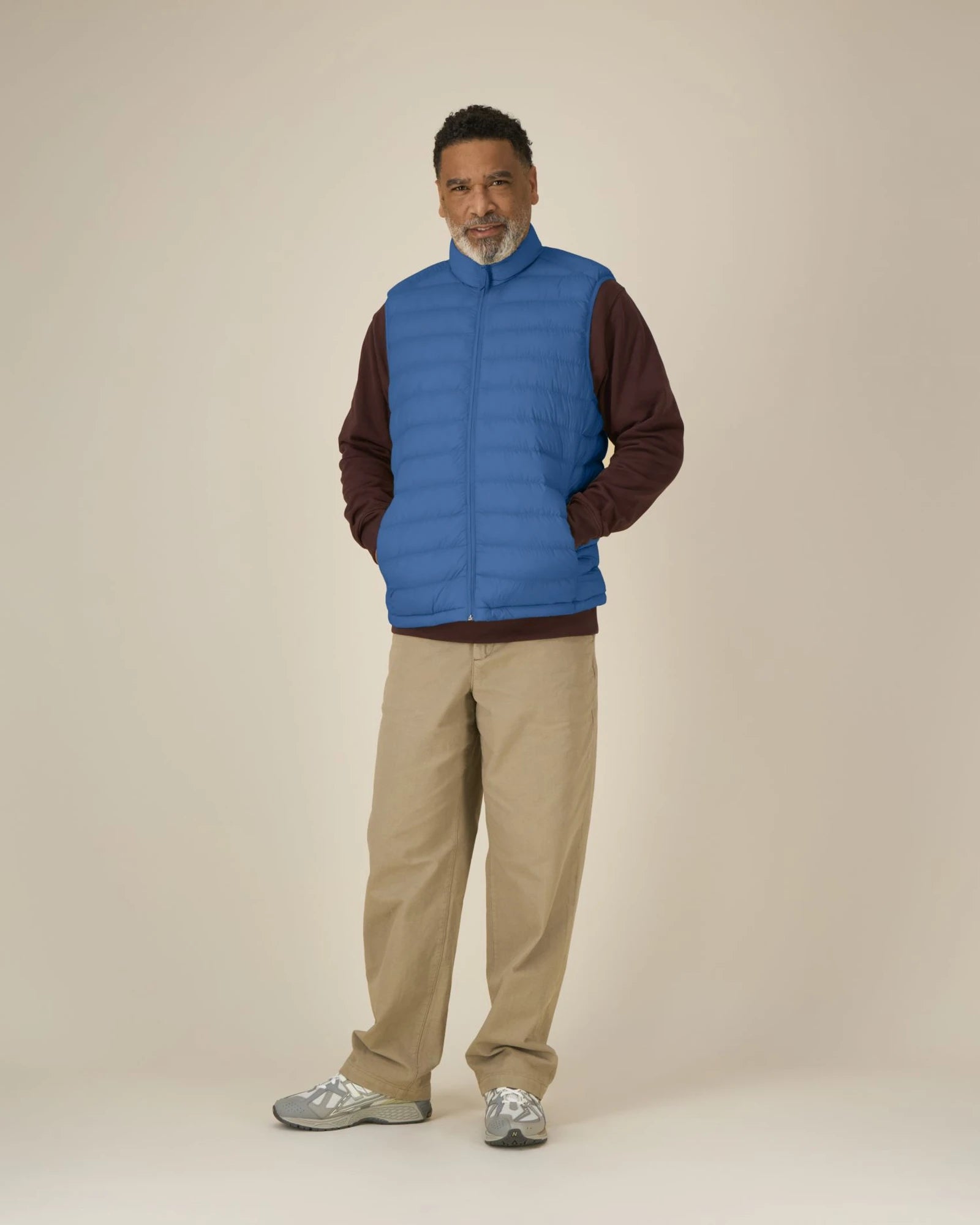 Gilet homme 100% nylon recyclé Stanley/Stella Climber à personnaliser - Mindful Blue