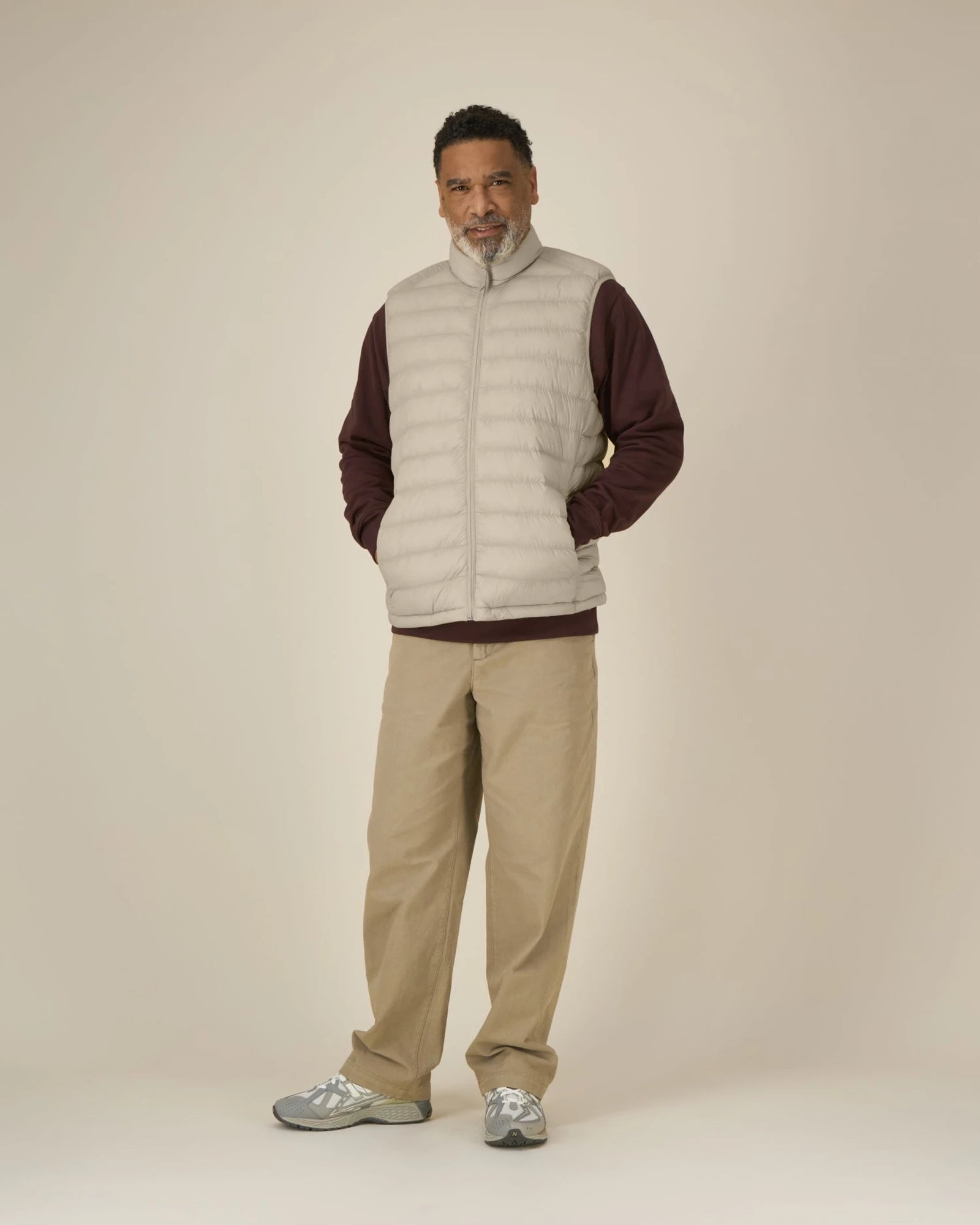 Gilet homme 100% nylon recyclé Stanley/Stella Climber à personnaliser - Desert Dust