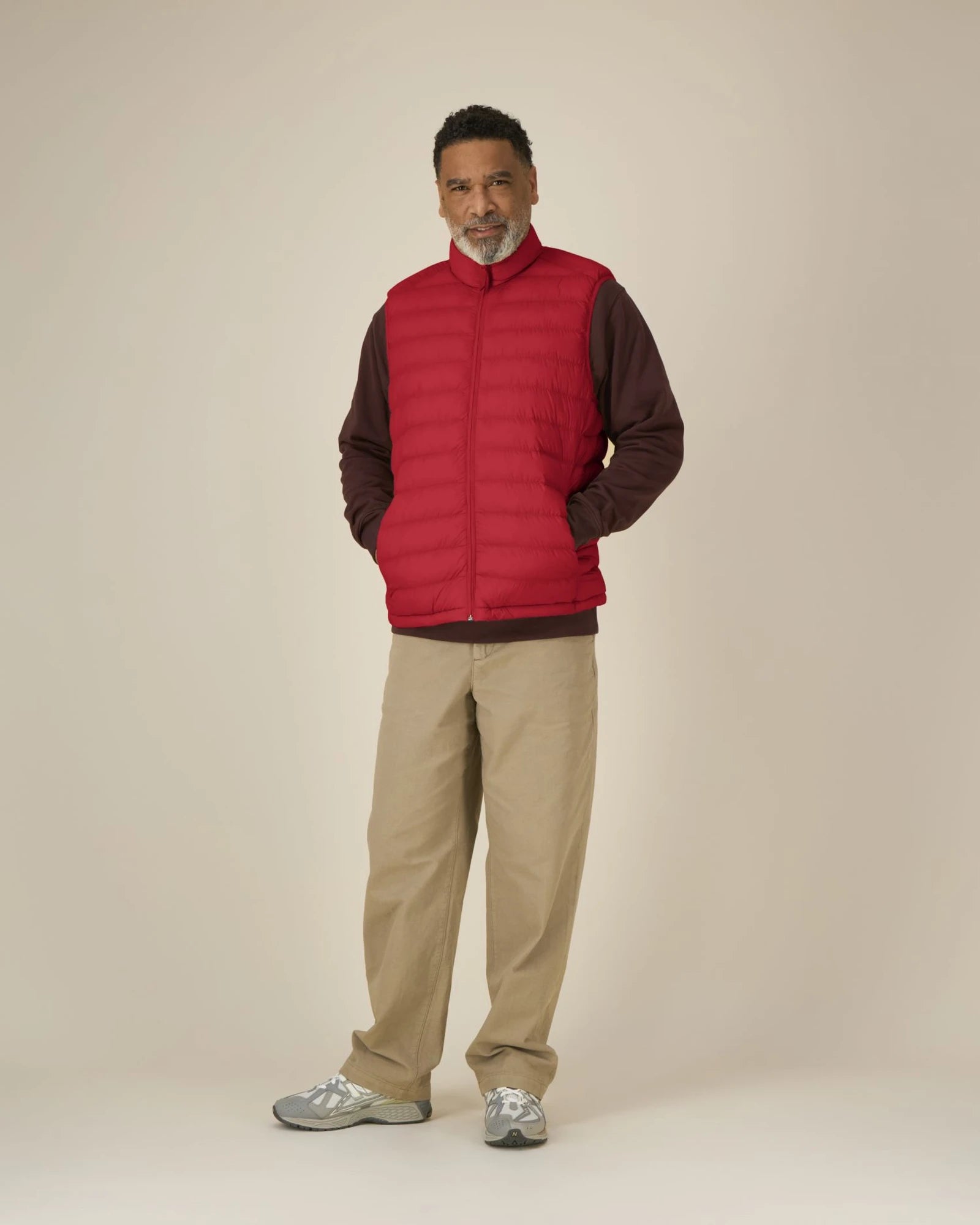 Gilet homme 100% nylon recyclé Stanley/Stella Climber à personnaliser - Red