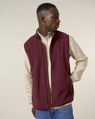 Veste polaire recyclée Stanley/Stella Quester à personnaliser - Burgundy