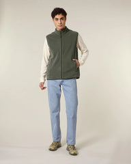 Veste polaire recyclée Stanley/Stella Quester à personnaliser - Khaki