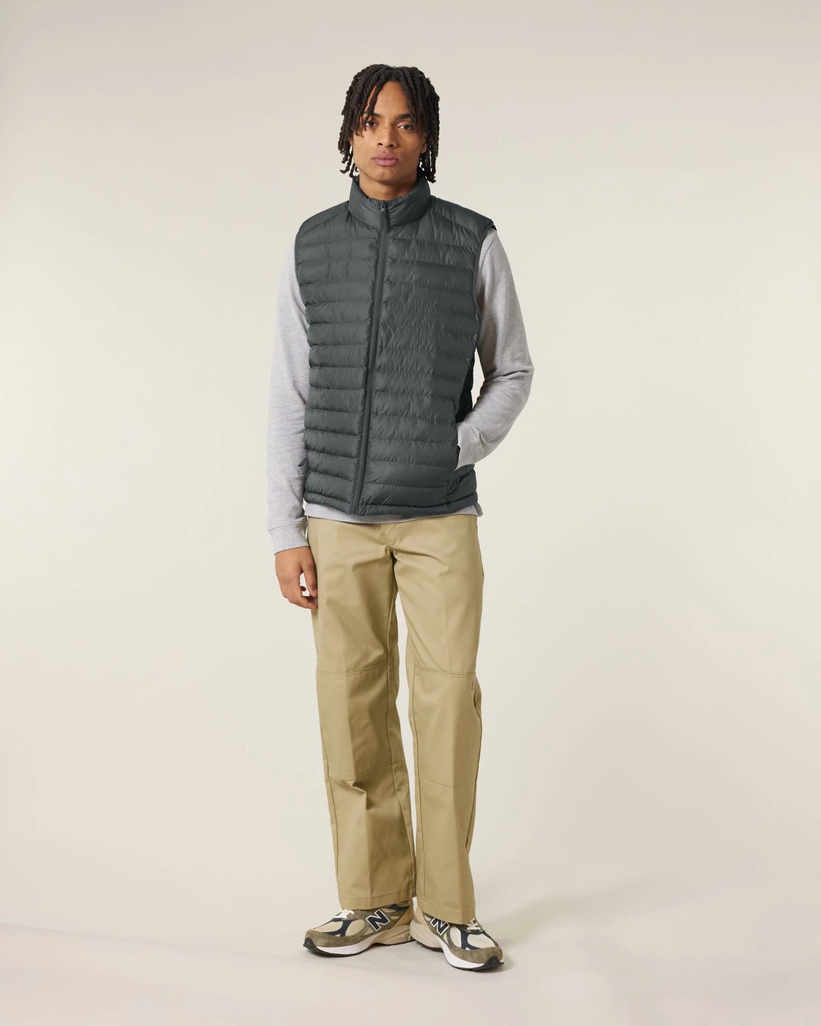 Veste matelassée polyester recyclé Stanley/Stella Climber à personnaliser - Anthracite
