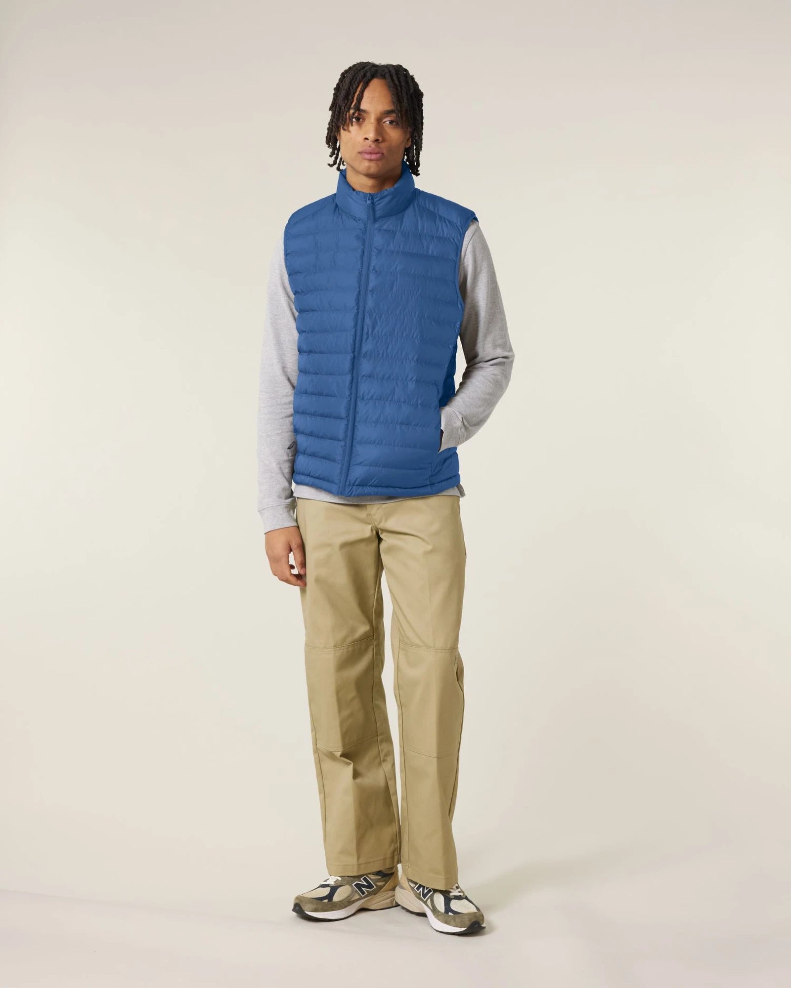 Veste matelassée polyester recyclé Stanley/Stella Climber à personnaliser - Mindful Blue
