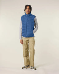 Veste matelassée polyester recyclé Stanley/Stella Climber à personnaliser - Mindful Blue