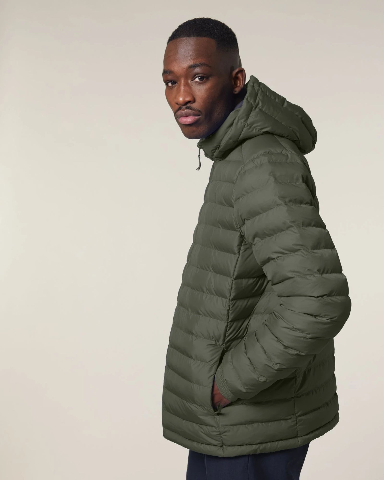 Veste matelassée 100% polyester recyclé Stanley/Stella à personnaliser - Khaki