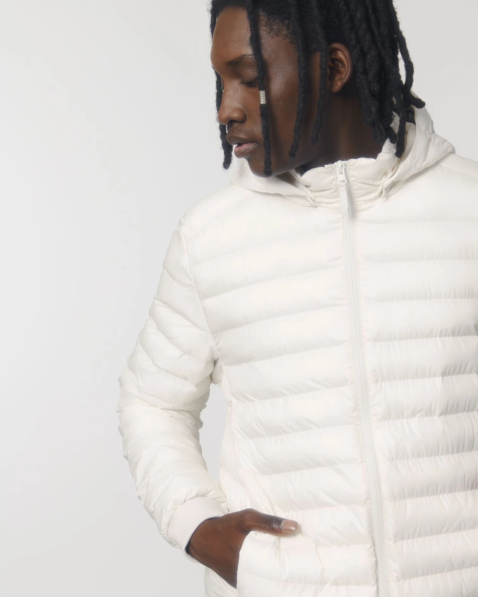 Veste matelassée 100% polyester recyclé Stanley/Stella à personnaliser - Off White
