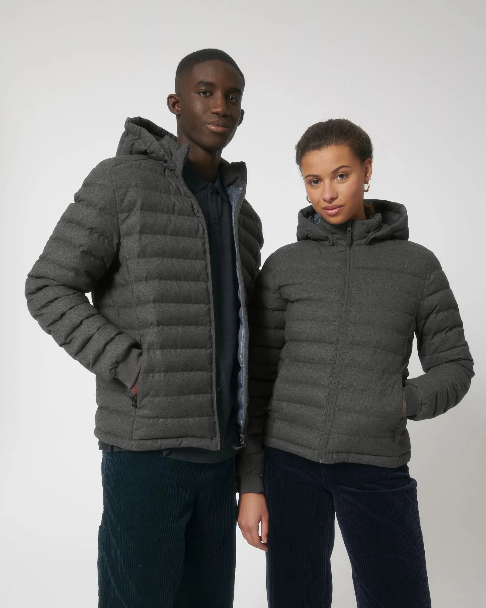 Veste matelassée polyester recyclé Stanley/Stella Voyager à personnaliser - 1
