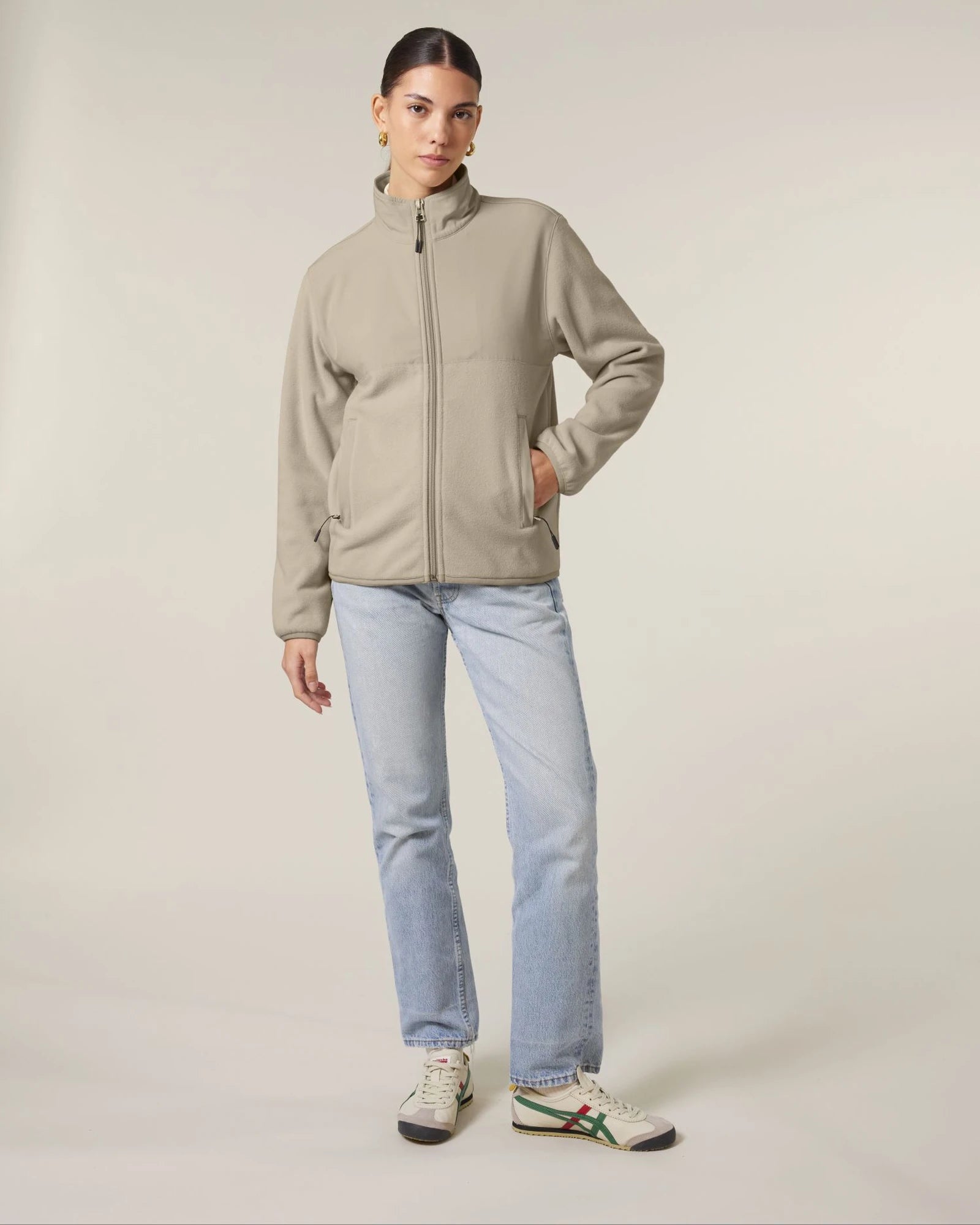 Veste polaire unisexe Stanley/Stella Trekker à personnaliser - Desert Dust