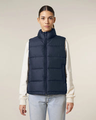 Gilet matelassé unisexe en polyester recyclé à personnaliser - 7