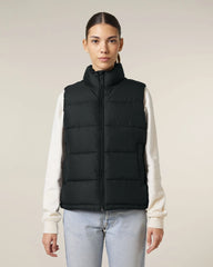 Gilet matelassé unisexe en polyester recyclé à personnaliser - 3