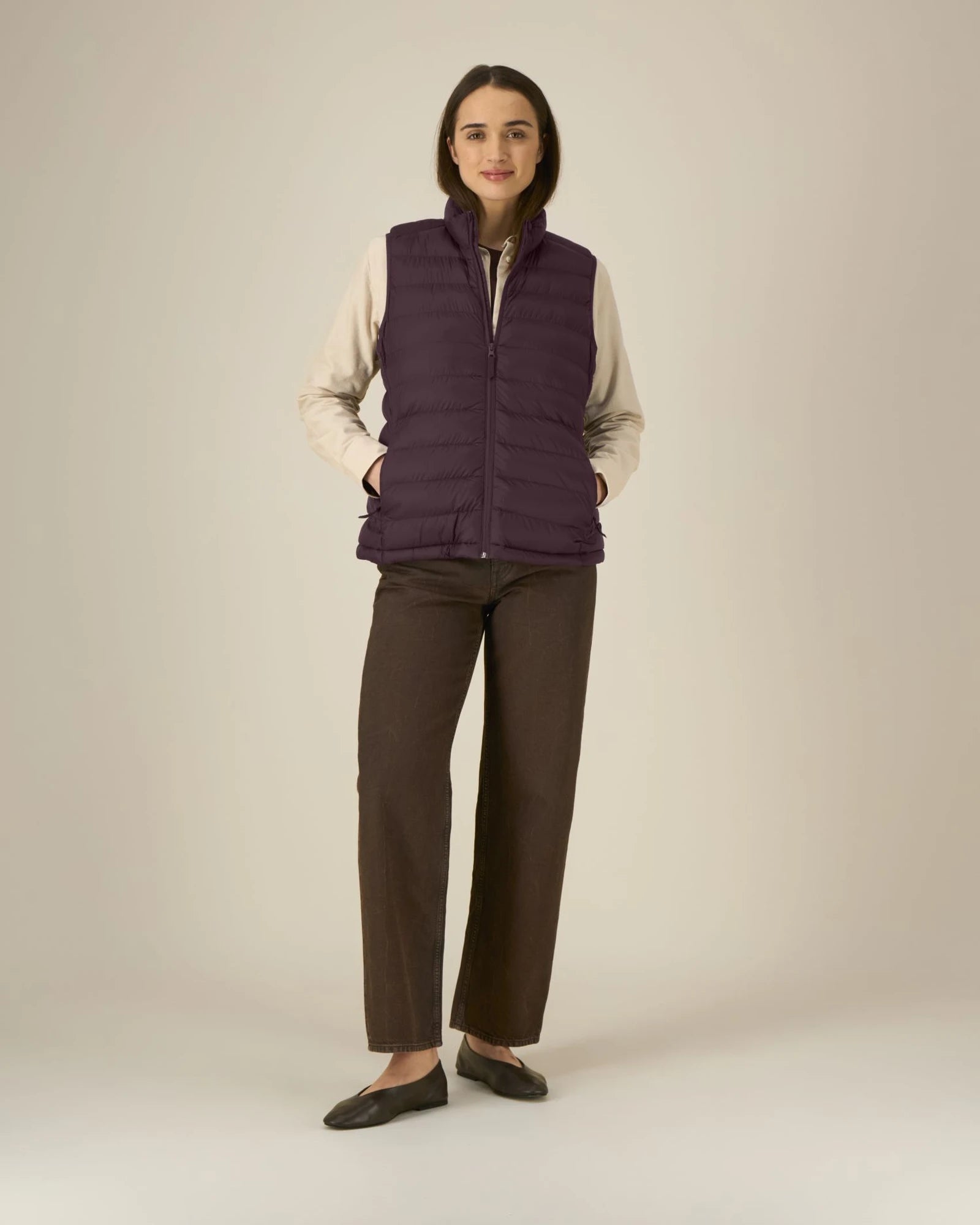 Gilet femme recyclé Stanley/Stella Climber 2.0 à personnaliser - Red Brown