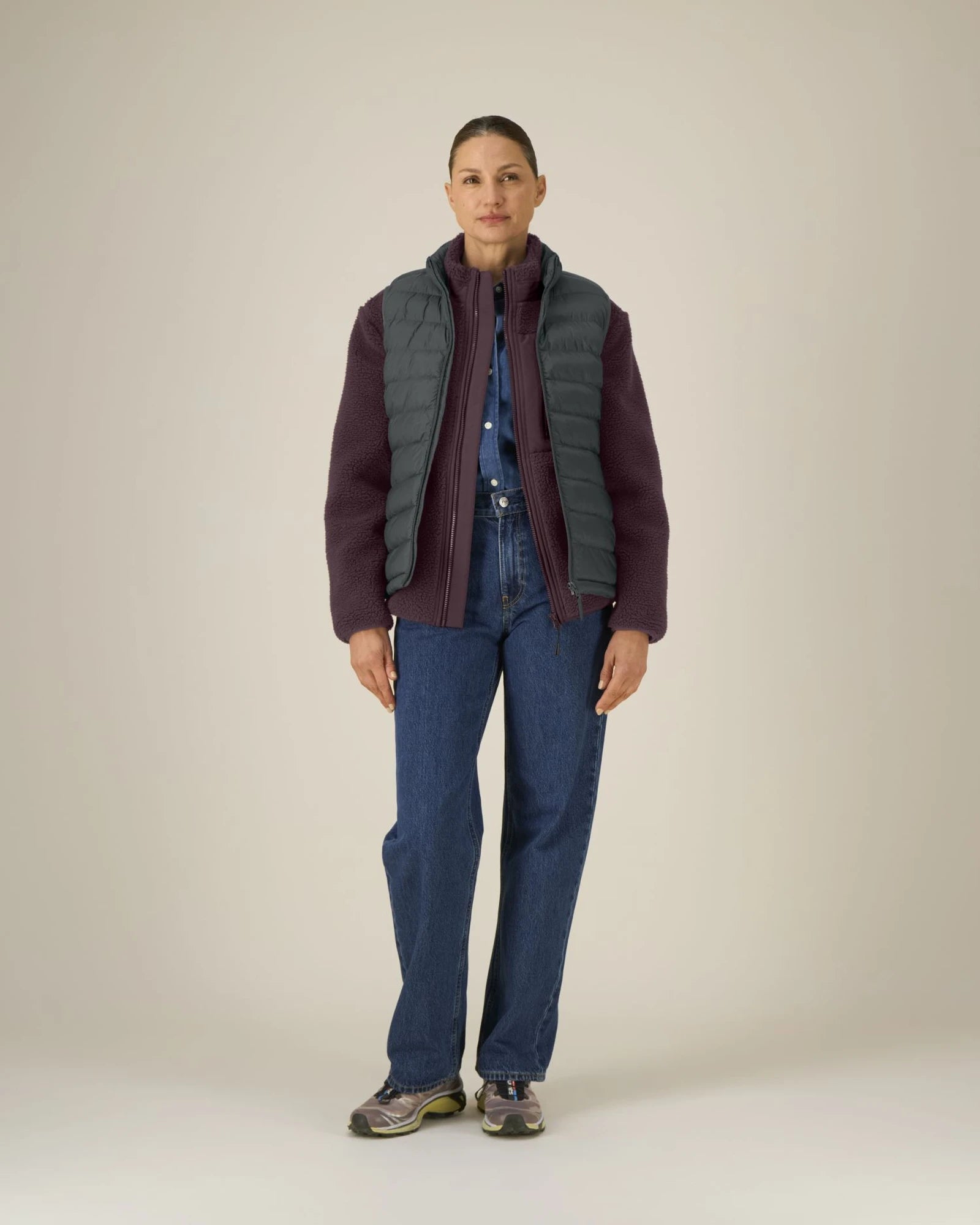Gilet femme recyclé Stanley/Stella Climber 2.0 à personnaliser - Anthracite