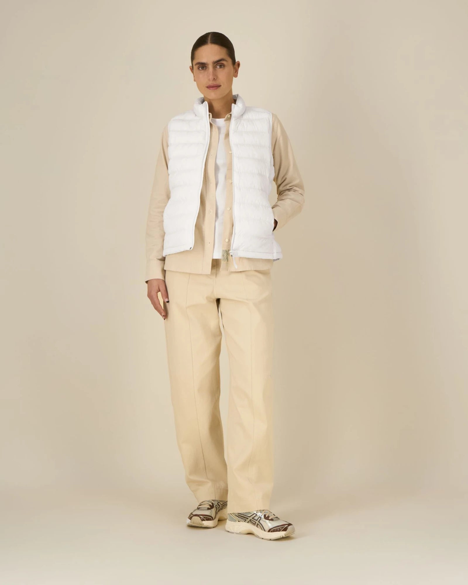 Gilet femme recyclé Stanley/Stella Climber 2.0 à personnaliser - Off White