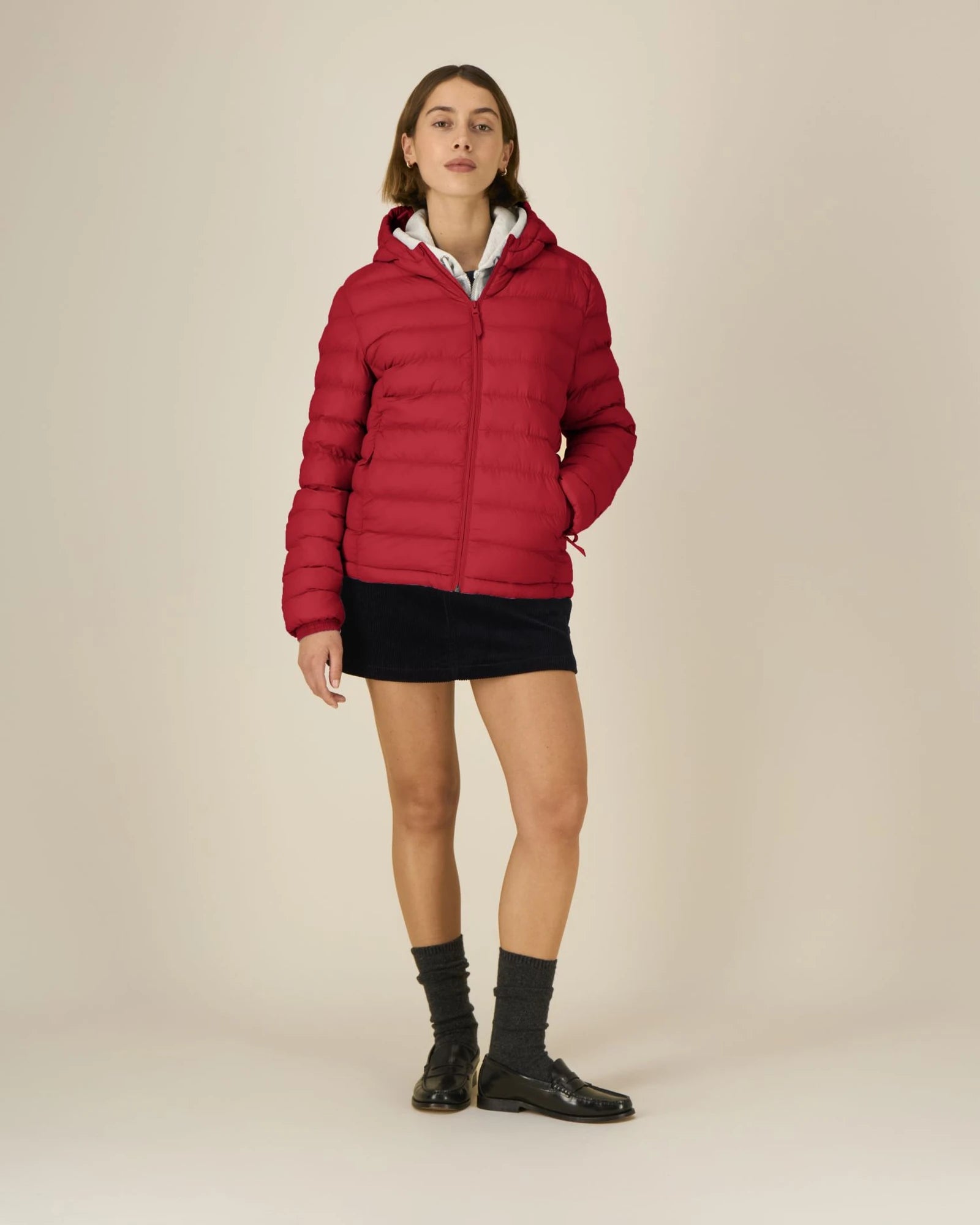 Veste légère matelassée 100% nylon recyclé Stanley/Stella à personnaliser - Red